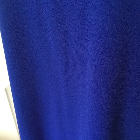 Royal Blue Ruffle Sleeve Dress - Picture 9 of 10